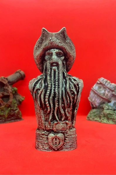 TatuCraft Karayip Korsanları Davy Jones Büst ürün görseli 1