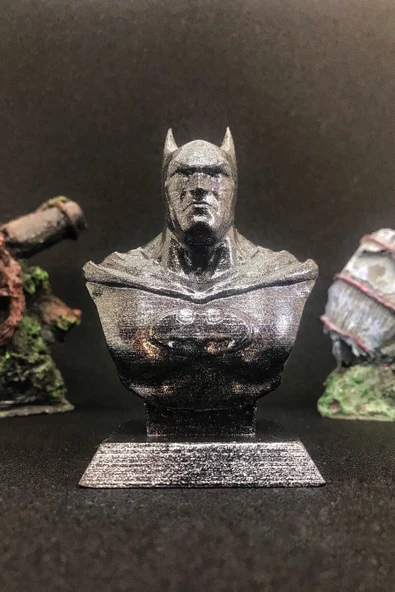TatuCraft Batman Büst 10cm - Silver Efekt ürün görseli 1