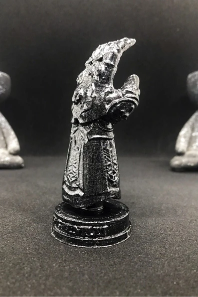 TatuCraft Marvel Thanos Eldiven Büst 10cm - Silver Efekt - Resim 2
