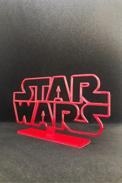 TatuCraft Star Wars 2d Figür - Kırmızı - Resim 2