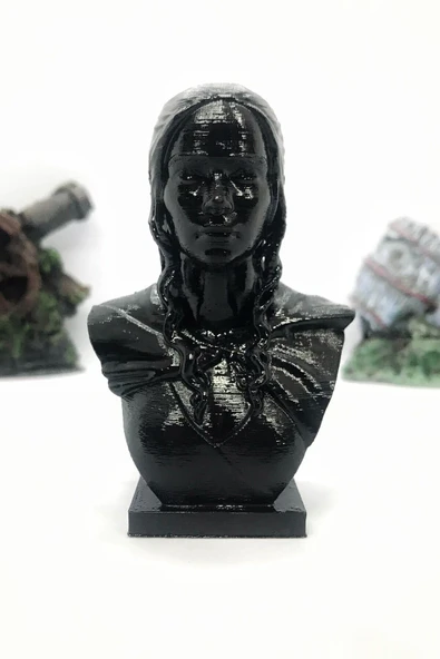 TatuCraft Game Of Thrones Khaleesi Büst 10cm - Siyah ürün görseli 1