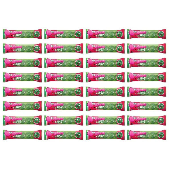 Big Babol Karpuz Aromalı Toz Dolgulu Sakız 20 gr x 28 Adet ürün görseli 1