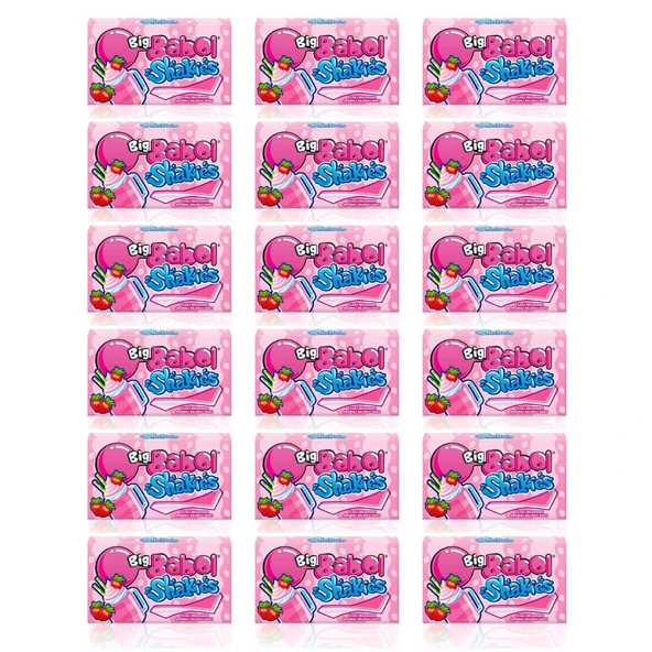Big Babol Shakies Çilek Aromalı Sakız 26 gr x 18 Adet ürün görseli 1