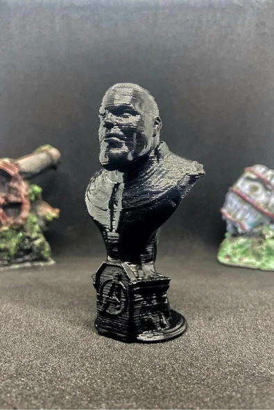 TatuCraft Marvel Avengers Thanos Büst 10cm - Siyah - Resim 3