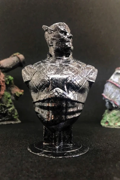 TatuCraft Kaptan Amerika Büst 10cm - Silver Efekt ürün görseli 1