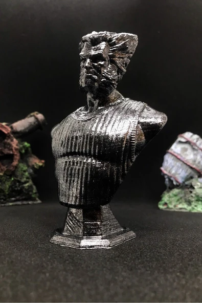 TatuCraft Marvel X Men Wolverine Büst - Silver Efekt - Resim 2