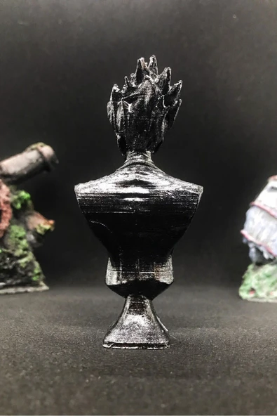 TatuCraft DC Joker Büst 10cm - Silver Efekt - Resim 3