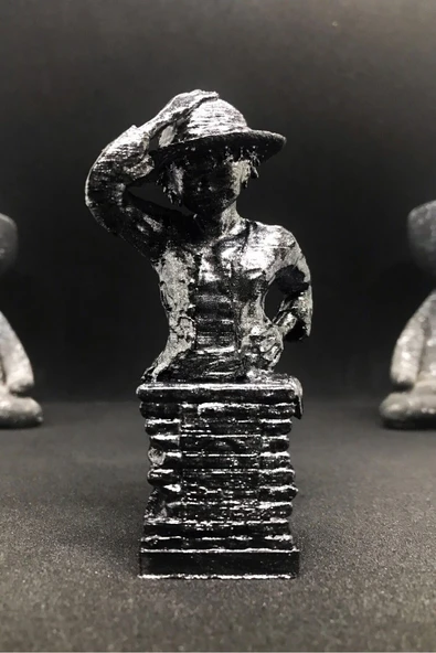 TatuCraft Monkey D. Luffy One Piece Büst 10cm - Silver Efekt ürün görseli 1