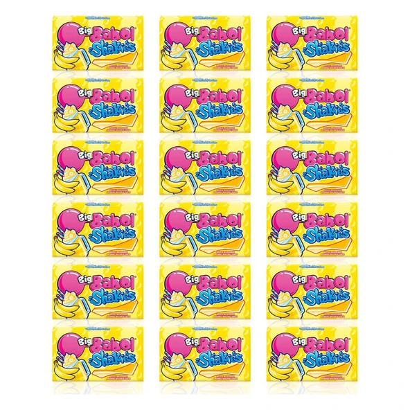 Big Babol Shakies Muz Aromalı Sakız 26 gr x 18 Adet ürün görseli 1