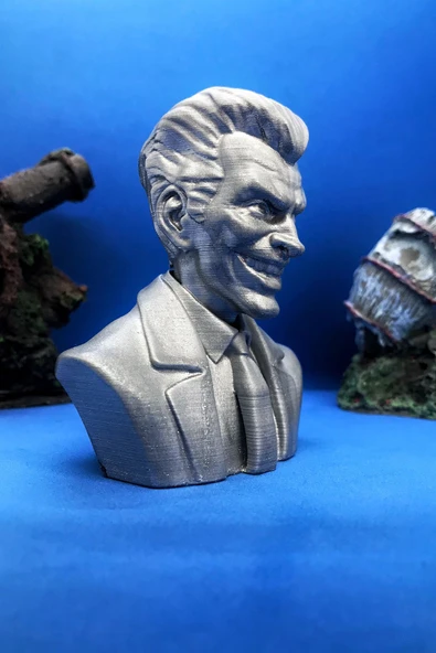 TatuCraft Joker Büst 10cm - Gri - Resim 2