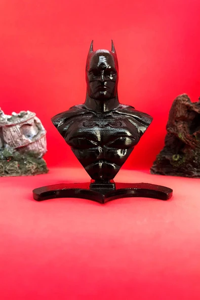 TatuCraft Batman Yarasa Büst 10cm - Siyah ürün görseli 1