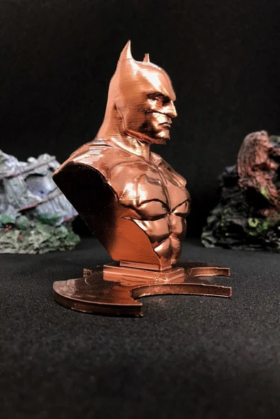 TatuCraft Batman Yarasa Büst 10cm - Bakır - Resim 2