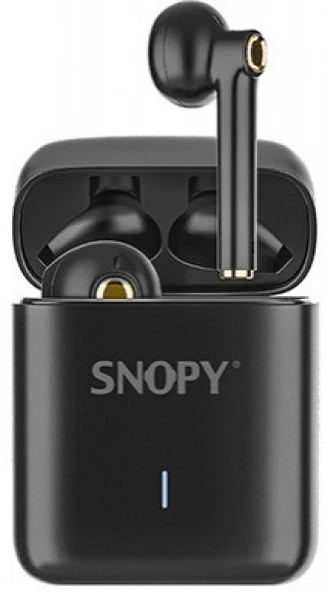 Snopy SN-TWS06 Tam Kablosuz Kulaklık Siyah ürün görseli 1