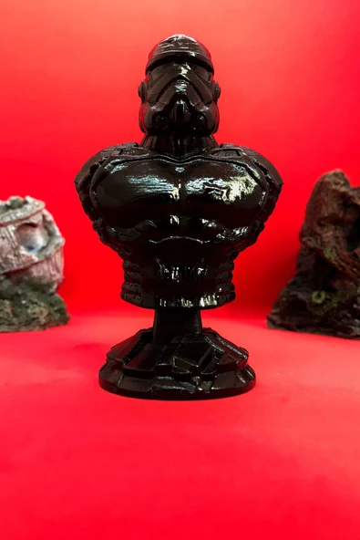 TatuCraft Star Wars Stormtrooper Büst 10cm - Siyah ürün görseli 1