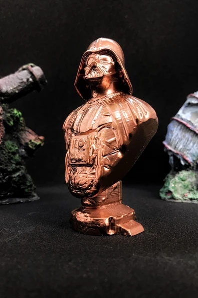 TatuCraft Star Wars Darth Vader Büst 10cm - Bakır - Resim 2