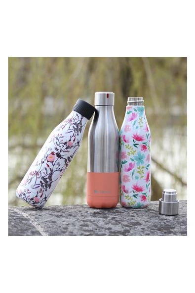 Les Artistes Paris Isı Yalıtımlı Çelik Termos 500ml Split Pink  Pembe 500 ML ürün görseli 1