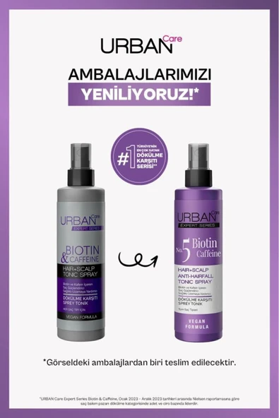 Urban Care Expert Biotin & Caffeine Saç Bakım Toniği 200 ml - Resim 5