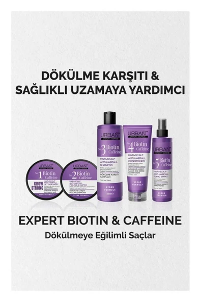 Urban Care Expert Biotin & Caffeine Saç Bakım Toniği 200 ml - Resim 3
