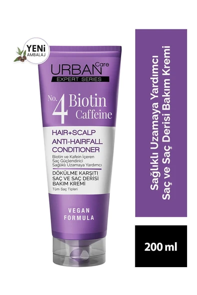 Urban Care No. 2 EXPERT Series Biotin & Caffeine Dökülme Karşıtı Hızlı Uzamaya Yardımcı Saç Kremi-200ml ürün görseli 1