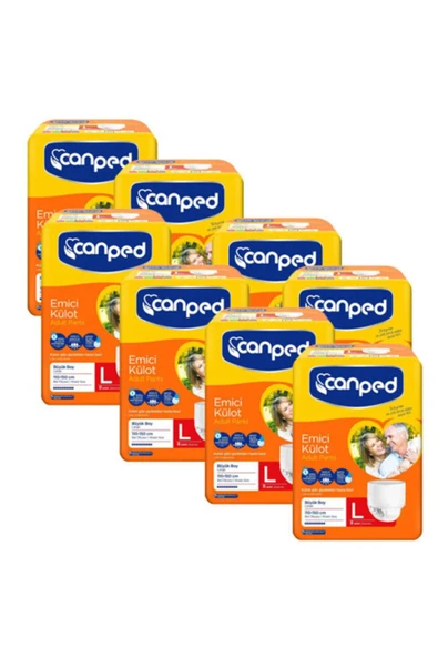 Canped Emici Külotlu Hasta Bezi Büyük(large) 8x8'li ürün görseli 1