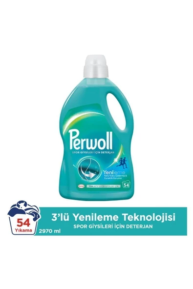 Perwoll Sıvı Deterjan Sport 2.97L (54 Yıkama) – Spor Giysiler İçin Özel Formül ürün görseli 1