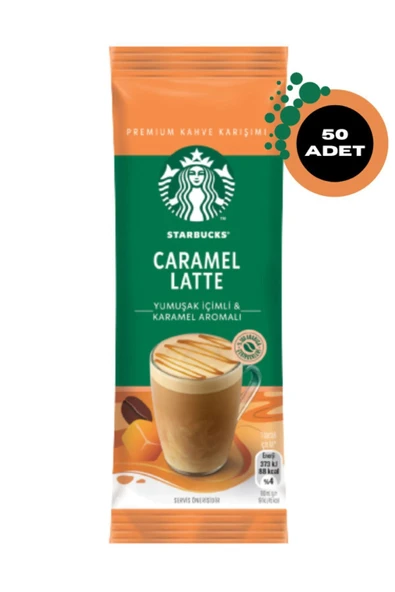 Starbucks Caramel Latte Premium Kahve Karışımı 23 G X 50 Adet ürün görseli 1