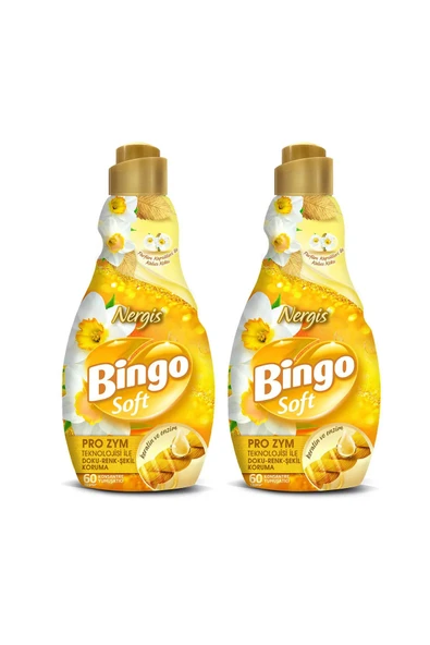 Bingo Soft Konsantre Çamaşır Yumuşatıcısı Nergis 1440 ml X 2 Adet ürün görseli 1