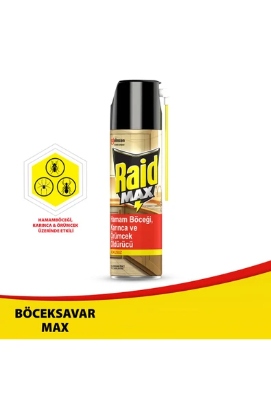 Raid Max Kokusuz Böceksavar 300 Gr - Resim 5
