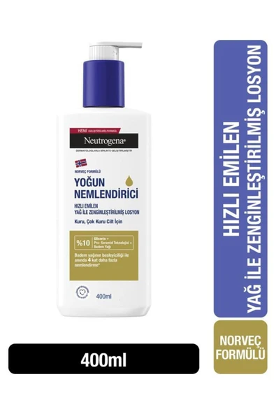 Neutrogena Yağ ile Zenginleştirilmiş Losyon 400 ml ürün görseli 1