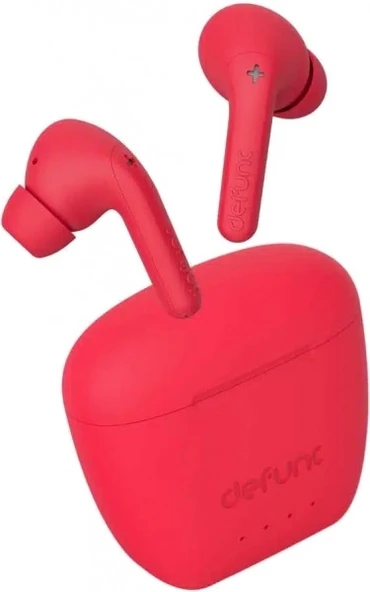 Defunc True Audio Tam Kablosuz Kulaklık Kırmızı ürün görseli 1