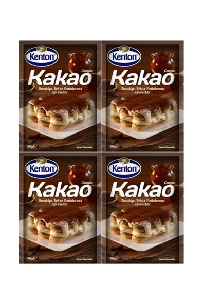 Kenton Kakao 100 gr 4'lü ürün görseli 1