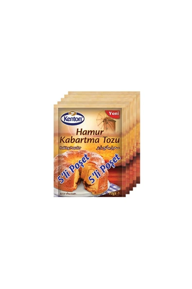 Kenton Hamur Kabartma Tozu 5li Paket 10 gr ürün görseli 1