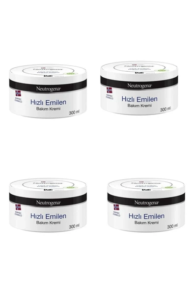 Neutrogena Norveç Formülü Hizli Emilen Bakim Kremi 300 ml X 4 ürün görseli 1