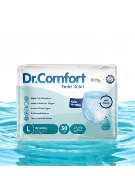 Dr.Comfort Emici Külot Büyük Boy L 30'lu Hasta Bezi ürün görseli 1