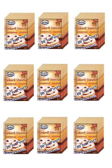 Kenton Şekerli Vanilin 10 Lu 25 Gr X 9 Adet ürün görseli 1