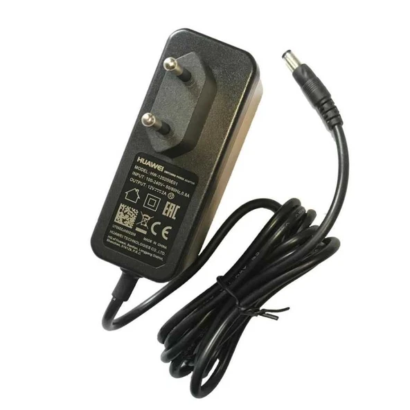 Huawei 12V 2A Modem ve Arduino Uyumlu Plastik Kasa Priz Tipi Adaptör HW-120200E01 ürün görseli 1