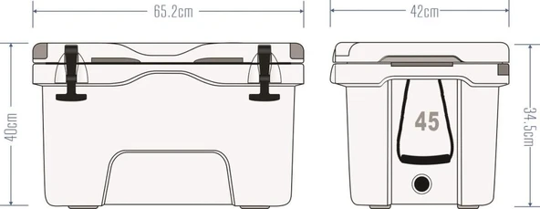 Icepeak Aden Buzluk 45 Litre - Resim 4