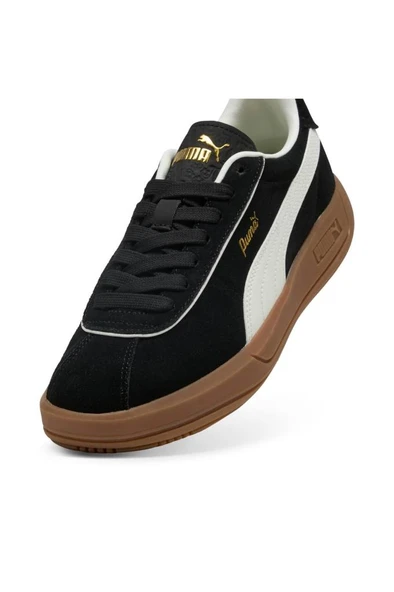 Puma Club Klassika SD 400718 02 Kadın Sneaker Ayakkabı Siyah Beyaz 36-40 ürün görseli 1