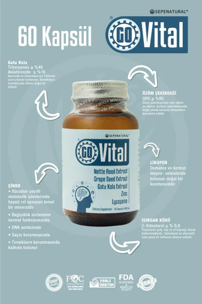 GOVİTAL 60 KAPSÜL X 425 MG - Resim 4