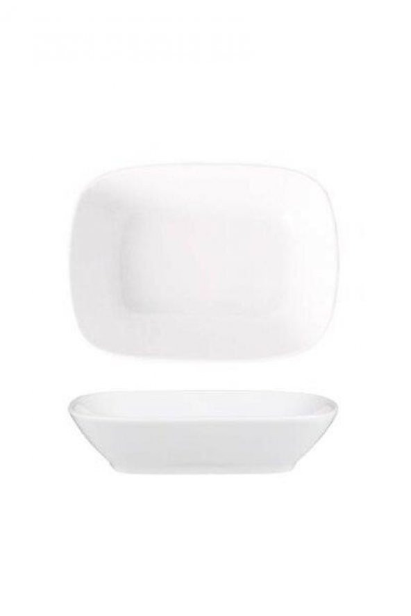 Güral Porselen Kayık Kare Tabak 12 cm EO12KR ürün görseli 1