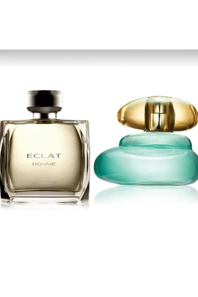 ORİFLAME Eclat Homme Edt 75 ml Erkek Parfüm + Elvie Edt 50 ml Kadın Parfüm ürün görseli 1