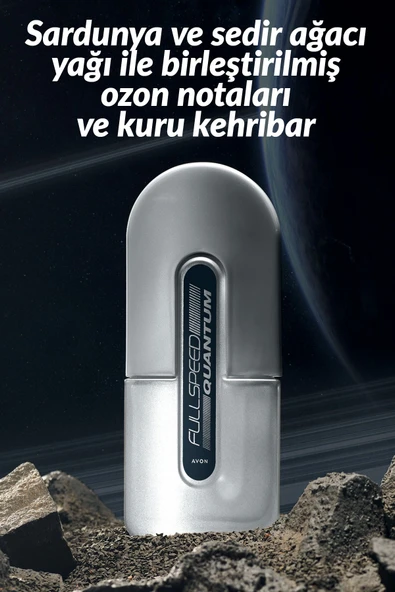 AVON Full Speed Quantum Erkek Parfüm Edt 75 Ml. - Resim 2