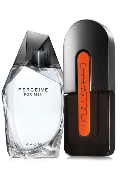 AVON Perceive Erkek Parfüm 100 Ml. ve Full Speed Erkek Parfüm 75 Ml. İkili Paket ürün görseli 1