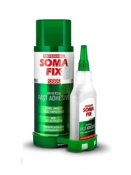 400ML+100GR SOMAFİX KATALİZÖRLÜ HIZLI YAPIŞTIRICI-MDF KIT S665 ürün görseli 1