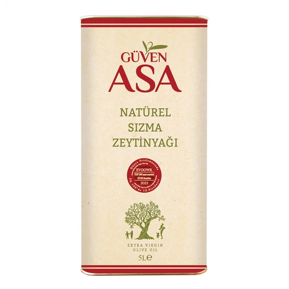 Güven Asa Zeytinyağları Natürel Sızma Zeytinyağı 5 lt Teneke ürün görseli 1