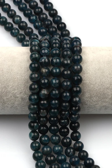 Apatit Doğal Taş Dizi 8 mm Küre Kesim ürün görseli 1