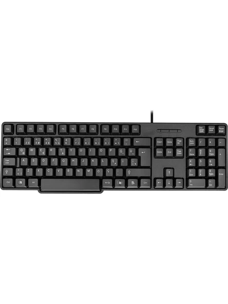 Everest KB-517U Standart Kablolu Q Klavye Siyah ürün görseli 1