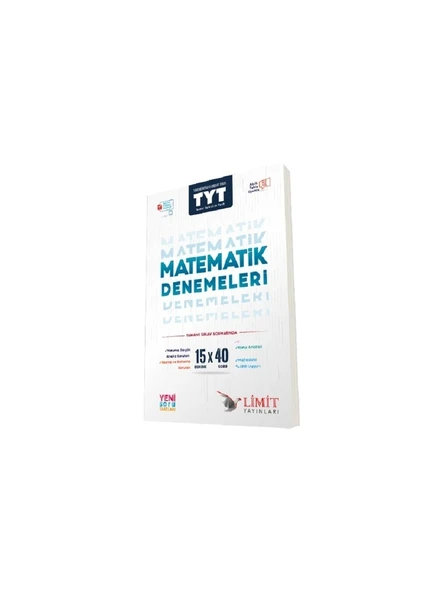 Limit Yayınları TYT 15'li Matematik Denemeleri ürün görseli 1