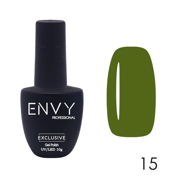 Envy Kalıcı Oje Exclusive Koyu Yosun Yeşil 10gr No:015 ürün görseli 1
