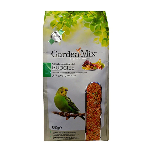 Gardenmix Platin Seri Vitaminli Meyveli Muhabbet Kuşu Yemi 1 Kg ürün görseli 1